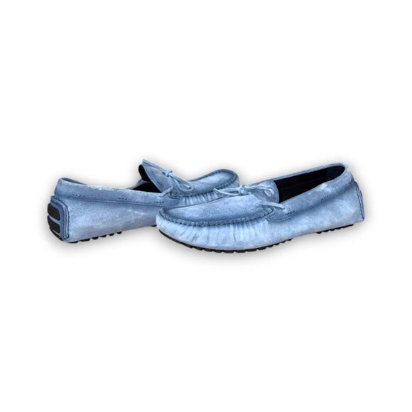 BOSS Driver Moccasin Men's Blue Genuine Leather Loafers US 7 (EU 40) MSRP $299 - Picture 4 of 4